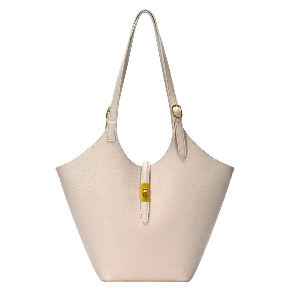 Miztique Isabelle 2 In 1 Scoop Neck Tote Oat